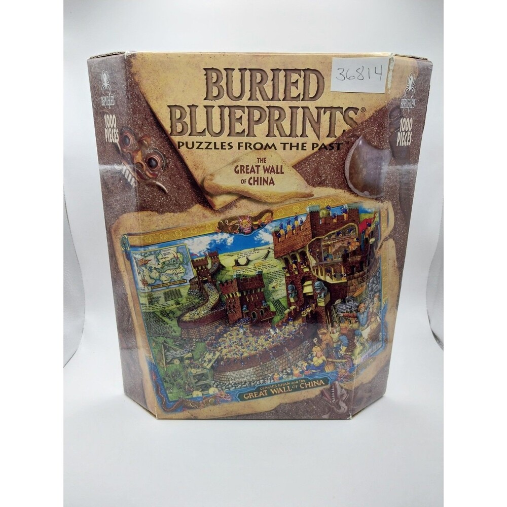 Bepuzzled Puzzle  Buried Blueprints 1998 - The Great Wall of China NIB Sealed